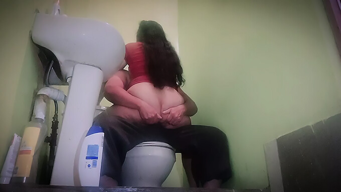 Pounding Hard And Fast With A Hot Latin Babe In The Bathroom