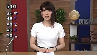 Japansk Anchorwoman'S Anal Creampie Delight