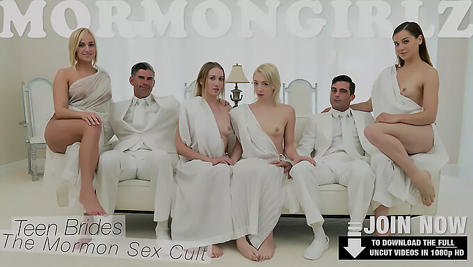 Mormon Girlz - 年轻妻子的大天然乳房口交