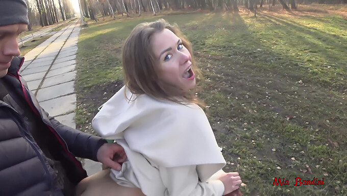 Public Blowjob And Sensual Sex With Mia Bandini